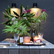 halo-up-down wandlampen-inlite-Beleuchtung Traumgärten Illumination - Licht im Garten