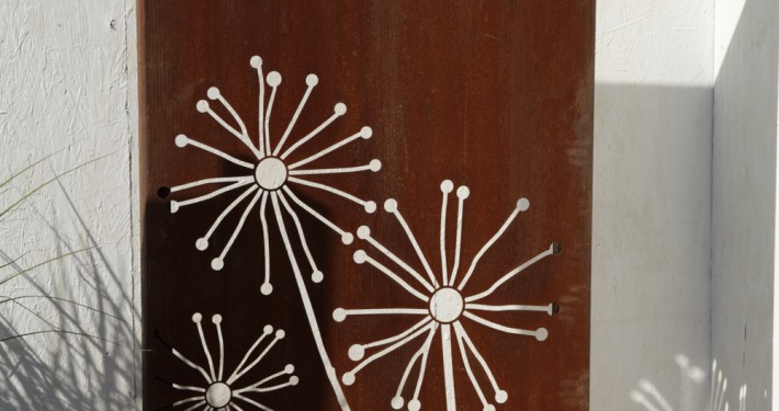 Kunstobjekt aus Metall