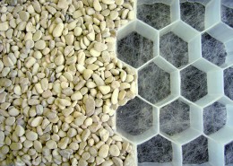 Kies-Wabenmatten zur Stabilisierung von Kiesflächen und Schotterflächen