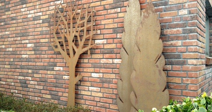 Garten und Wanddekoration für draußen